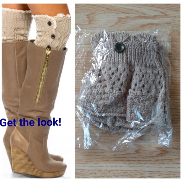 Accessories - $3 w Bundle - Boot Cuffs - Tan